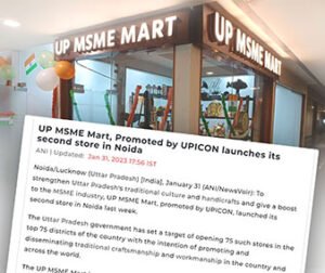 UP MSME Mart, Promoted by UPICON launches its second store in Noida
